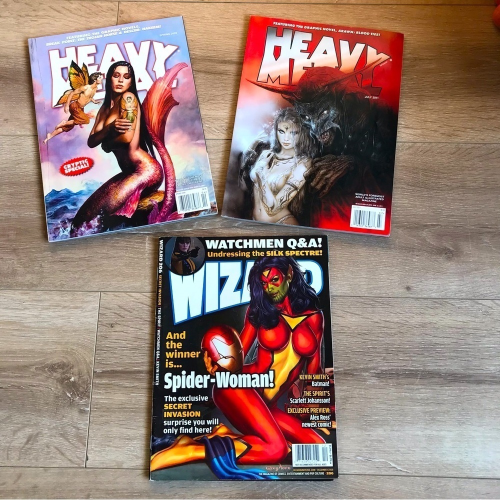 Y2K Heavy Metal magazine lot Cryptic special Spring 2009 & July 2011 issues